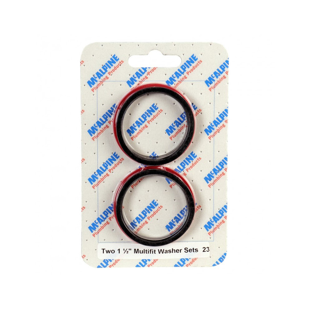 McAlpine CARD-23 Two 1Â½" Multifit Washer Sets - PWM2 x 2 + RWM2 x 2