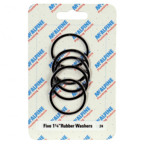 McAlpine McAlpine CARD-24 Five 1¼" Rubber Washers - RW1 x 5