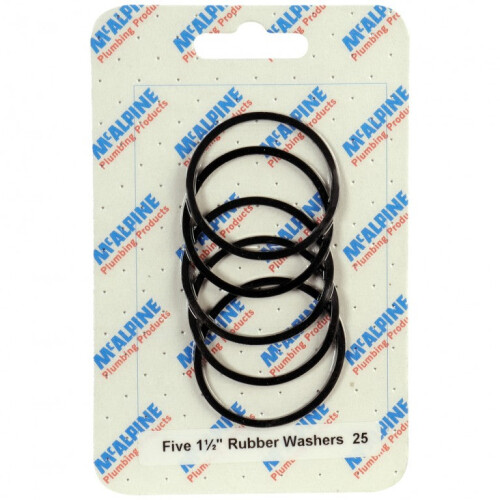 McAlpine McAlpine CARD-25 Five 1½" Rubber Washers - RW2 x 5
