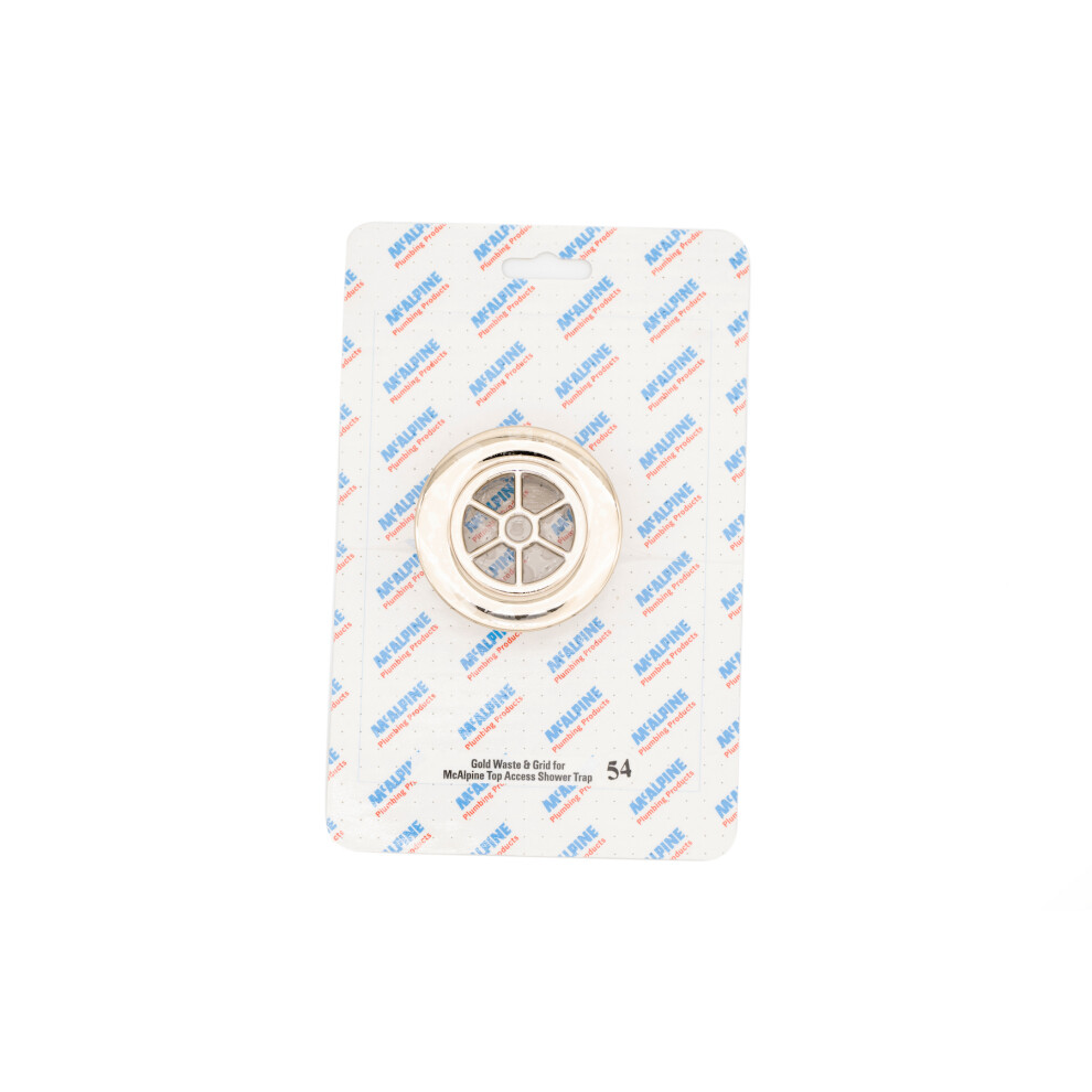 McAlpine CARD-54 Gold Standard Waste for STW 1Â½" Shower Traps - STW70GP