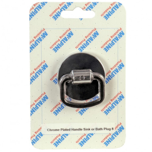 McAlpine McAlpine CARD-8 Chrome Plated Handle Sink Or Bath Plug - CP2H