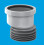 McAlpine McAlpine DC1GR-OS 4"/110mm 14mm Offset Drain Connector 1
