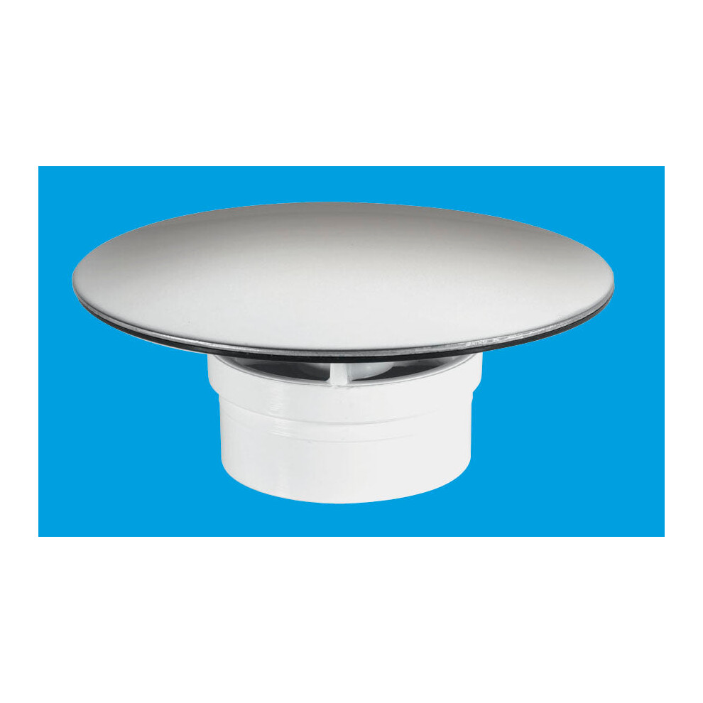 McAlpine Mushroom Flange Only for Chrome Shower Trap  85mm Flange      STW85SSM