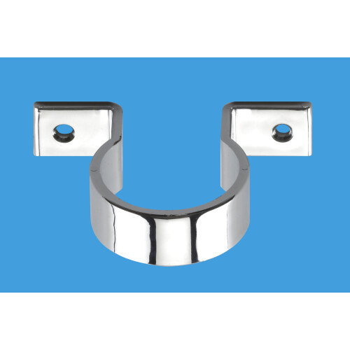 McAlpine McAlpine Chrome Plated Plastic Pipe Clip 35mm S35-CP, 5 Pack