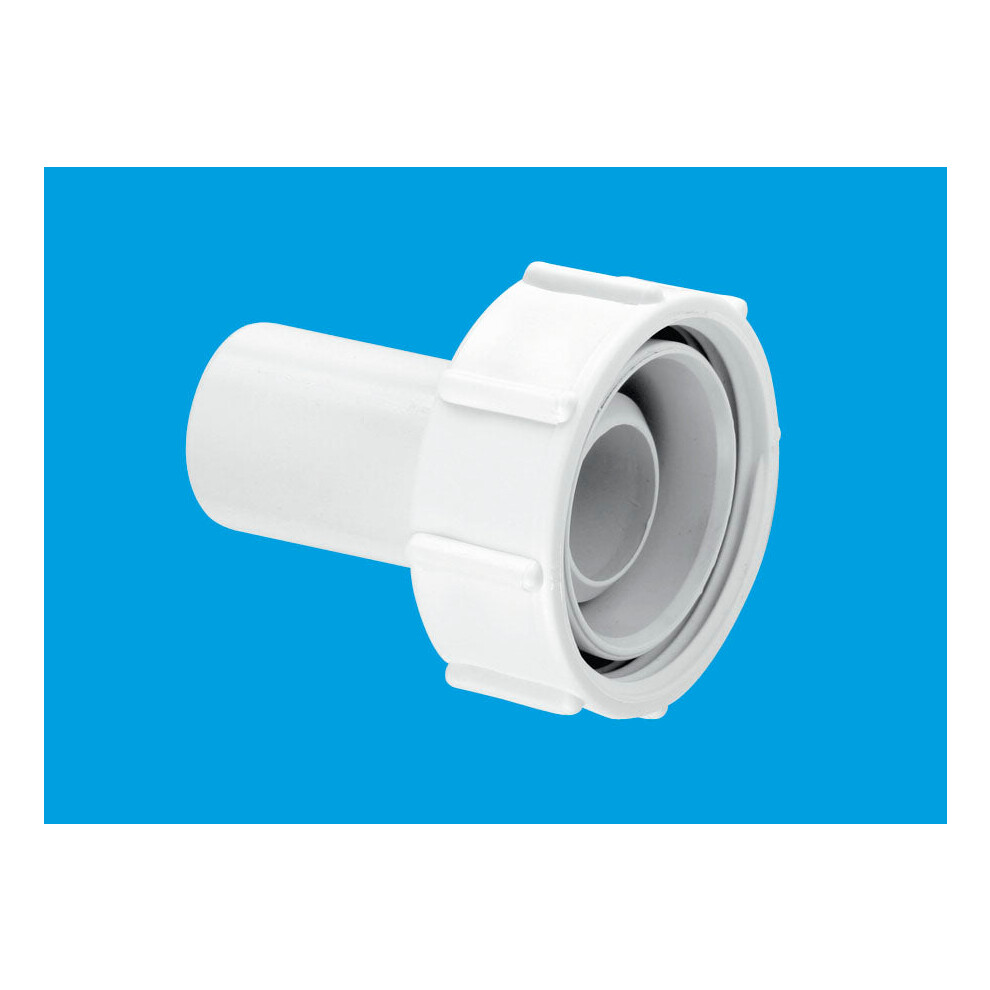 Mcalpine R11 Straight Connector 1Â½" Loose Nut X Connection For 19/23Mm Pipe 5036484002761