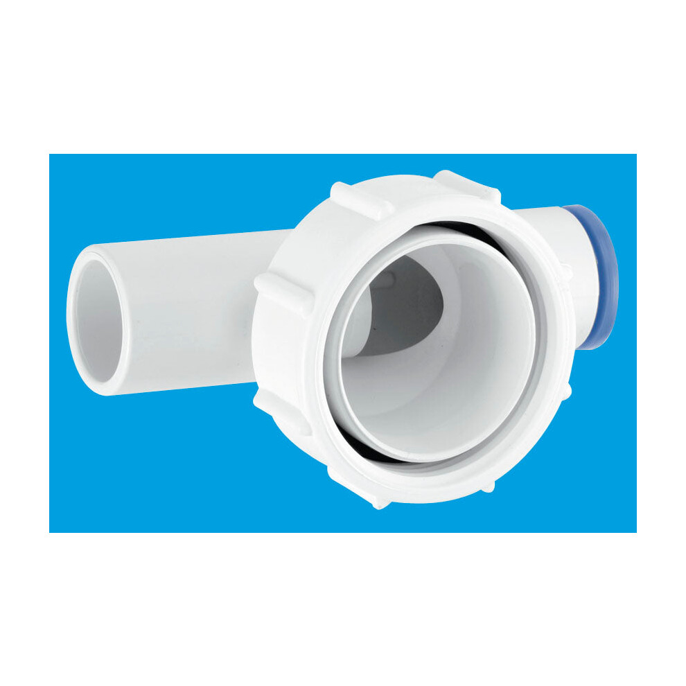 McAlpine R15 2 Way Connector: 1Â½" loose nut x two connections for 19mm pipe, supplied with 1 Plug