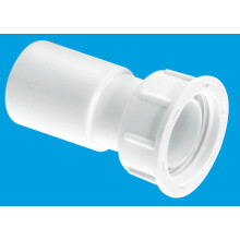 McAlpine R6A ¾" Straight Female Overflow Coupling with loose nut