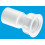 McAlpine McAlpine R6A ¾" Straight Female Overflow Coupling with loose nut 1