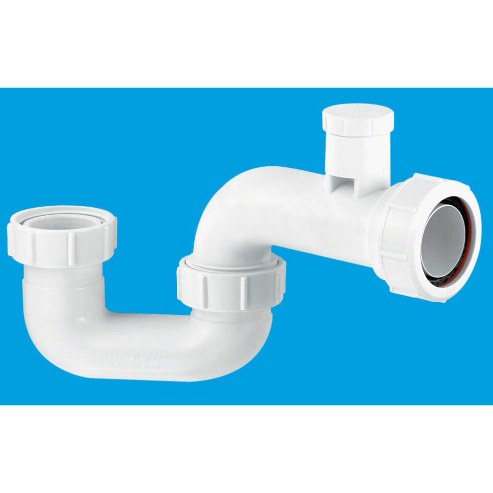 Mcalpine Smp10v 50Mm Water Seal Anti-Syphon (Silentrap) With 1½" Multifit Outlet Bath Trap