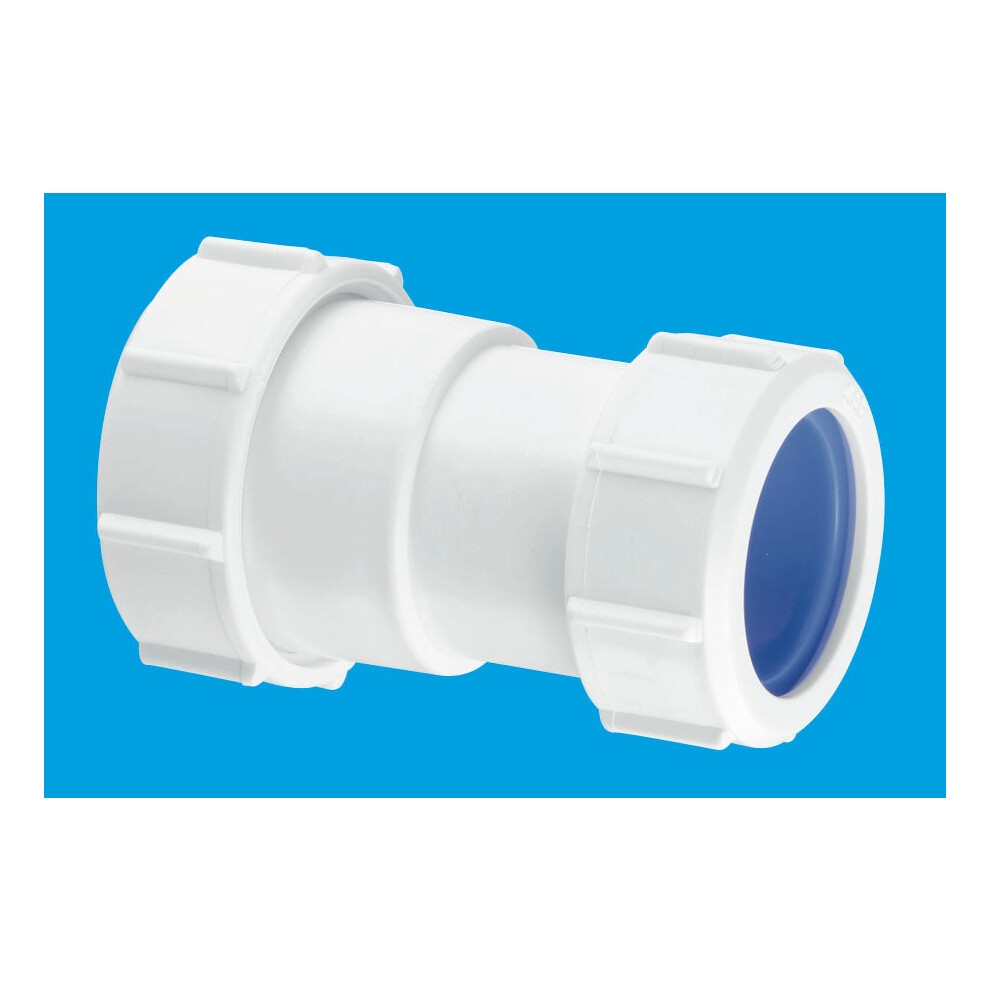 McAlpine ST28L-ISO 1Â¼" x 40mm Multifit Straight Connector - Multifit x European Pipe Size