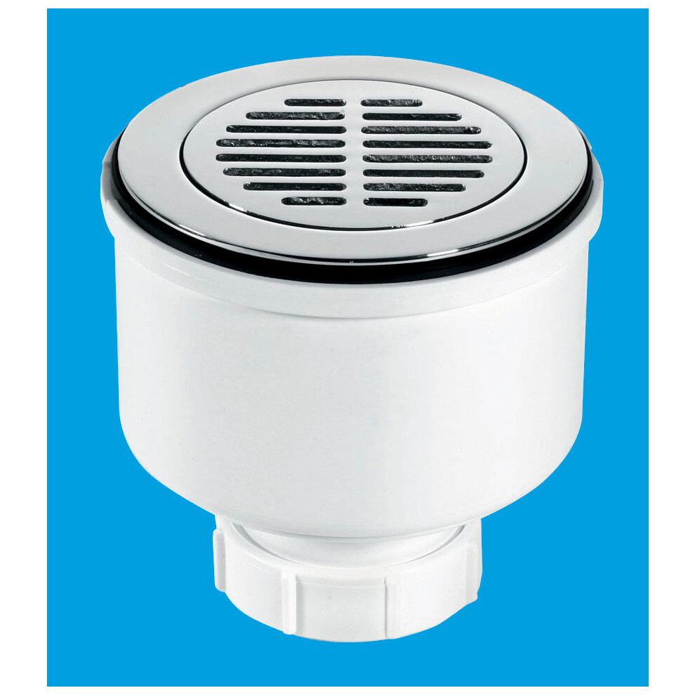 Mcalpine Unisex White St90cpb-S-V 90Mm X 50Mm Water Seal Shower Trap With 2" Universal Ve In - Image 3
