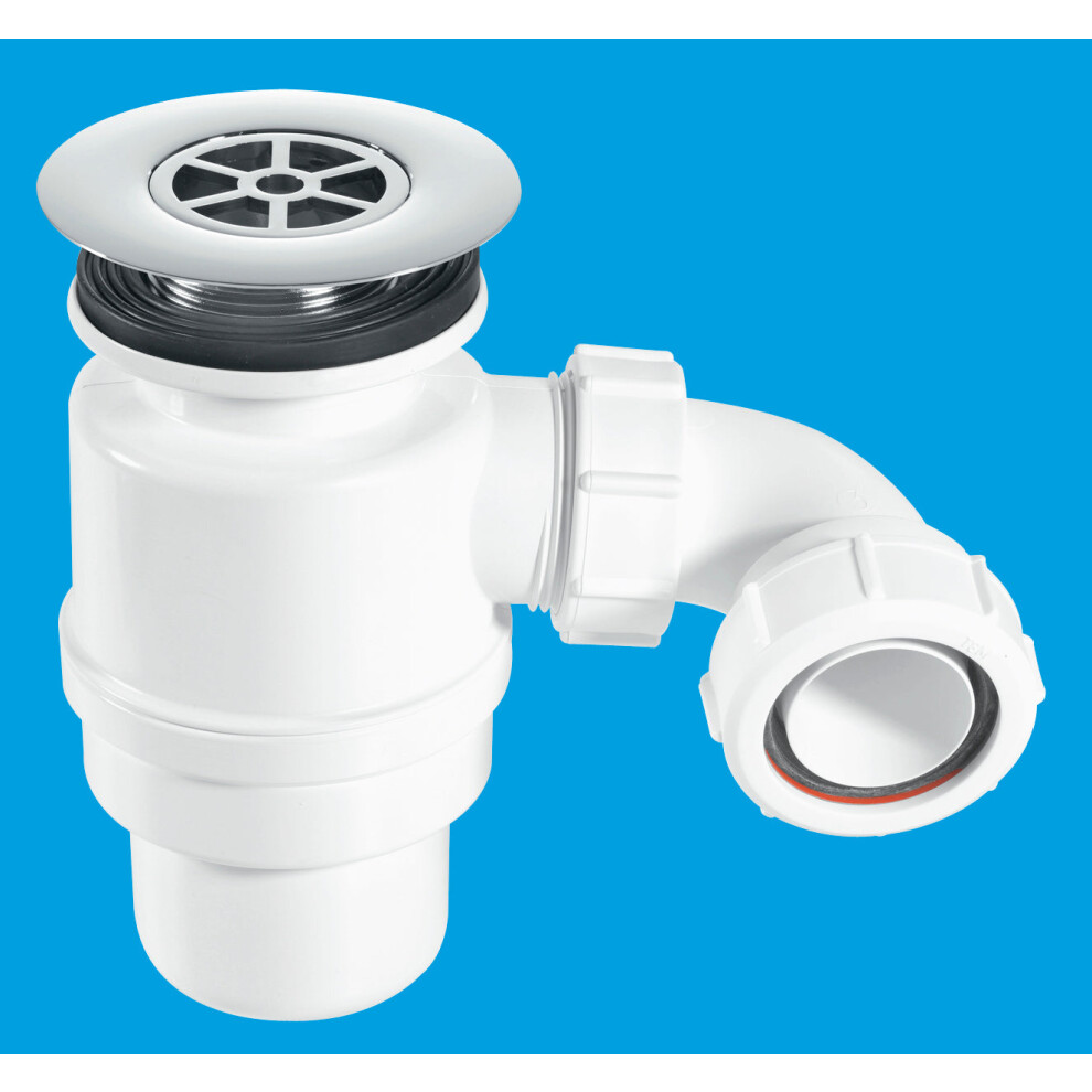 Mcalpine Stw12-Rb 80Mm Water Seal Resealing Shower Trap With Multifit Outlet