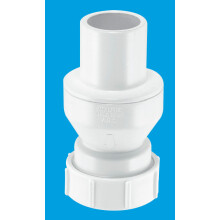 McAlpine CONVALVE-125P Convalve Non-Return Valve with ¼" Plain Tail x ¼" Universal Outlet