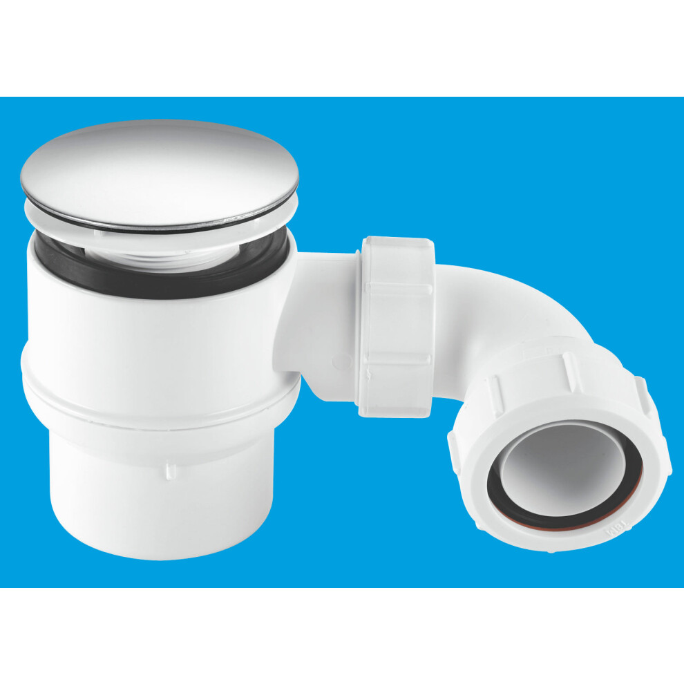 Mcalpine Stw8m-95 50Mm Water Seal Shower Trap With Universal Outlet
