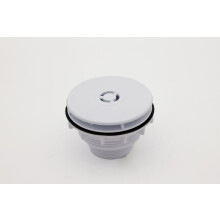 McAlpine SWHF3-WH High Flow Shower Waste: 110mm Chrome Plated Plastic Flange x 56mm Tail: Top Access: Backnut Model