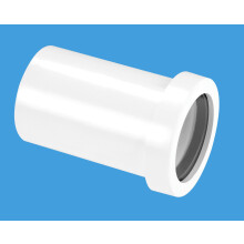 McAlpine T18-ABS 1½" Straight Connector - Pushfit x Solvent-Weld