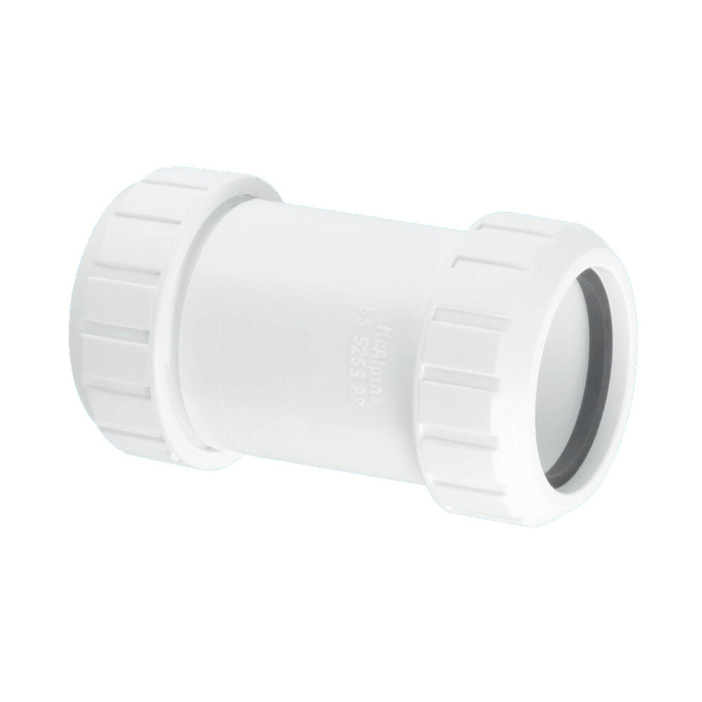 McAlpine T18L 1Â½" Surefit Straight Connector