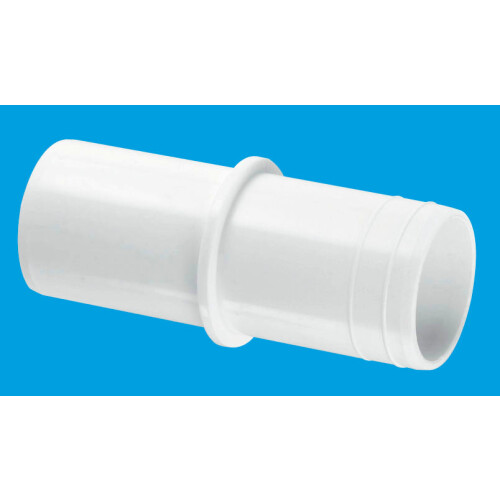 McAlpine McAlpine T18 1½" Pushfit Straight Overflow Connector