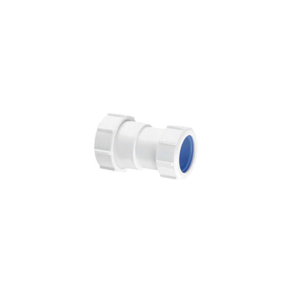 McAlpine T28L-ISO 1Â½" x 40mm Multifit Straight Connector - Multifit x European Pipe Size