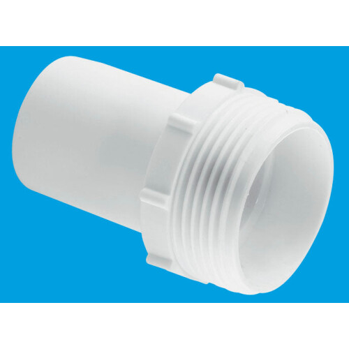McAlpine McAlpine T9 1½" Pushfit BSP Screwed Overflow Adaptor