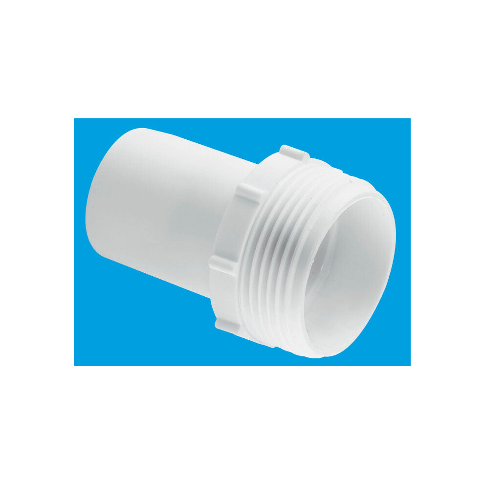 Mcalpine T9 1½" Pushfit Bsp Screwed Overflow Adaptor
