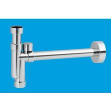 McAlpine TA32VUK-CB Chrome Plated Basin Kit with Plastic Tubular Anti-Syphon Trap