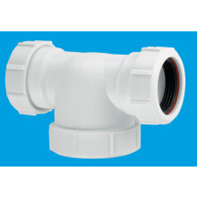McAlpine TRSH10 1½" x 20mm Water Seal Running Tubular 'P' Trap with 1½" Multifit Outlet