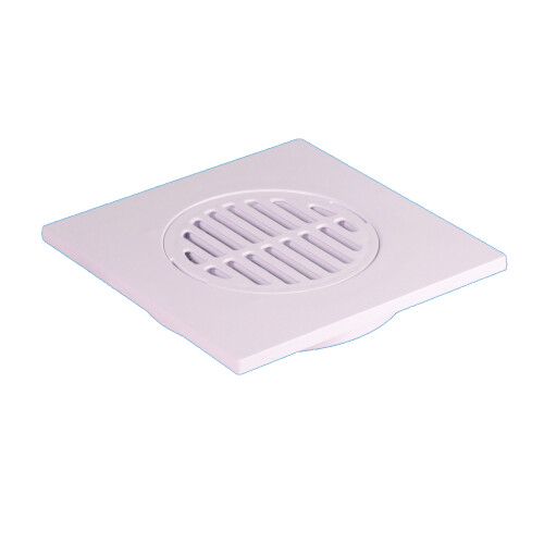 McAlpine McAlpine TSG1TILEW6 150mm Square White White Square Gully Tile