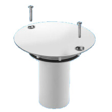 McAlpine TSGSSTOP+TUBE Stainless Steel Cover Plate and Insert Tube for Gully