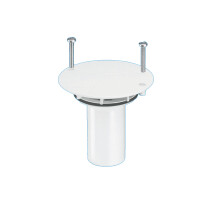 McAlpine TSGWCOVER+TUBE White Plastic Cover Plate and Insert Tube for Gully