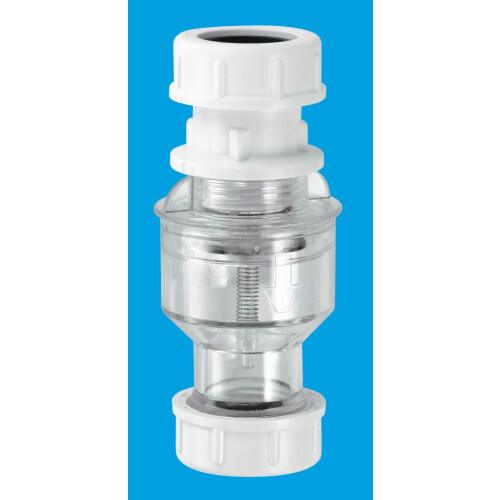 McAlpine McAlpine TUN5-CL Tunvalve Straight Through (Clear) 1