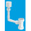 McAlpine McAlpine TUNKIT-1 WC Overflow Kit with Tun Dish Overflow into flush pipe. 1