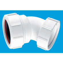 McAlpine Universal Bend 135deg x BSP Loose Coupling Nut 1.5'' ST90-OUT