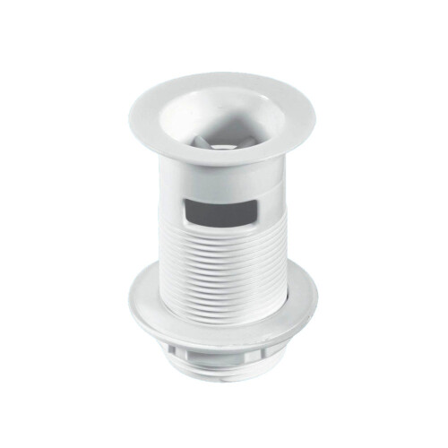 McAlpine McAlpine W1C 1¼" Backnut Slotted White Plastic Basin Waste