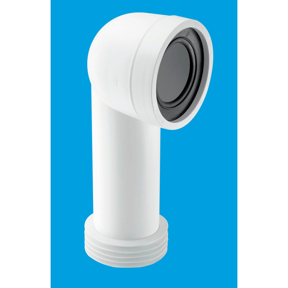 McAlpine WC-CON8 90 Bend Adjustable Length Rigid WC Connector