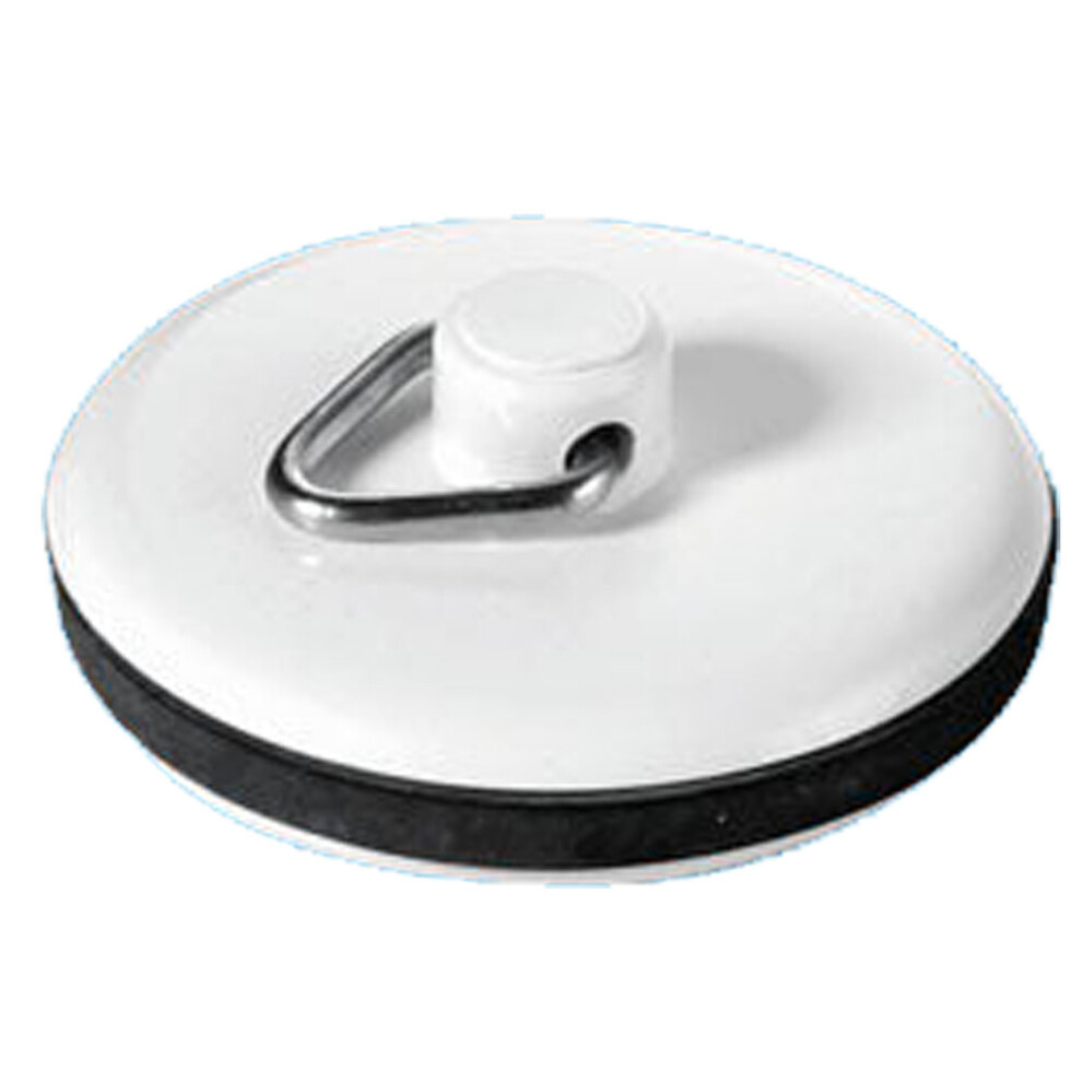 Mcalpine Wp1t 1Â½" White Plastic Plug With Rubber Seal With Triangle 5036484024565