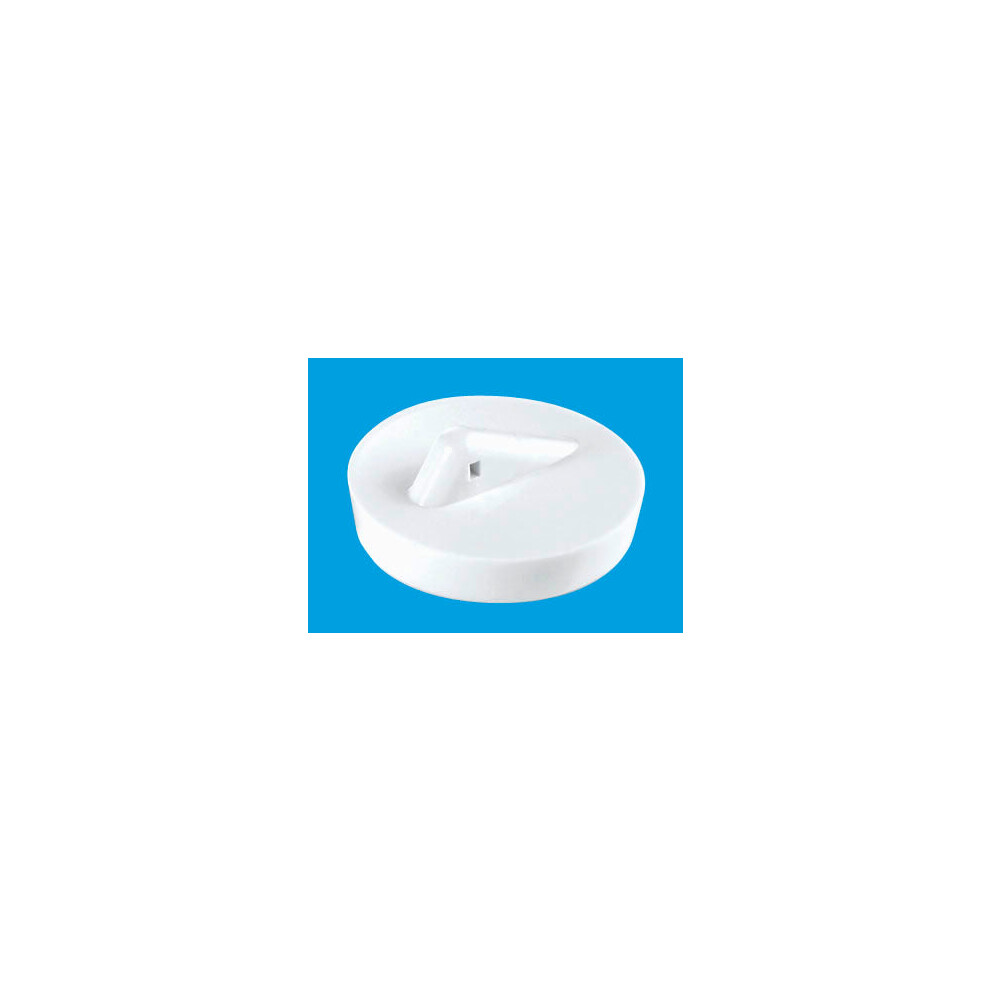 McAlpine WP4 1Â¾" White PVC Plug