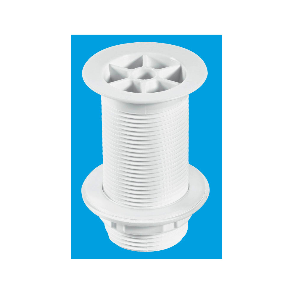 McAlpine WU1A White Plastic Flush Flange Urinal Waste