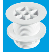 McAlpine WU1S 1¼" Urinal Waste: 60mm Flush Flange x 56mm Tail: Backnut Model