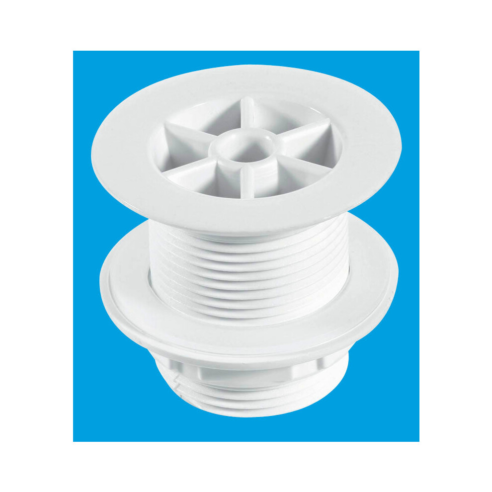McAlpine WU1S 1¼" Urinal Waste: 60mm Flush Flange x 56mm Tail: Backnut Model