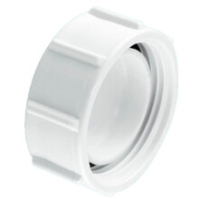 McAlpine Z23 2" BSP Blank Cap with Nut - Watertight, Corrosion-Resistant End Cap for Unused Pipe Ends
