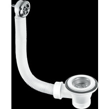McAlpine 1.25" Combined Waste & Overflow For Vanity Basin (Nut & Bolt Connection) FVW1P