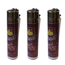 Clipper West Ham United Football Club Refillable Gas Lighters x 3
