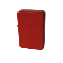 Star Red Matte Stormproof Petrol Lighter