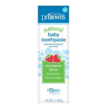 Dentifrice pour Bébé, Sans Fluorure, 0-3 Ans, Fraise