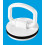 McAlpine McAlpine WP2H 1¾" White Plastic Plug with Rubber Seal and Handle 1