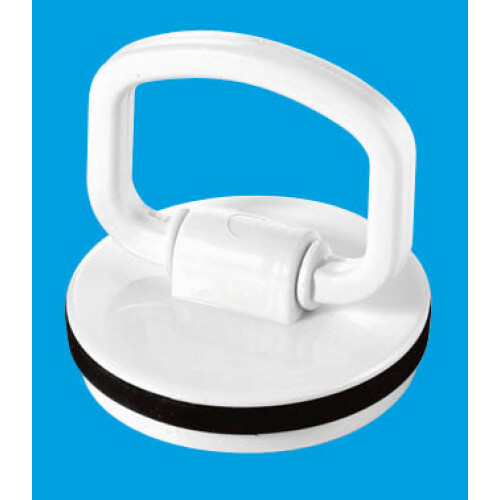 McAlpine McAlpine WP2H 1¾" White Plastic Plug with Rubber Seal and Handle