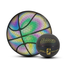 (style 7) Holographic Basketball Sports Glowing Reflective Luminous Basketball Gift