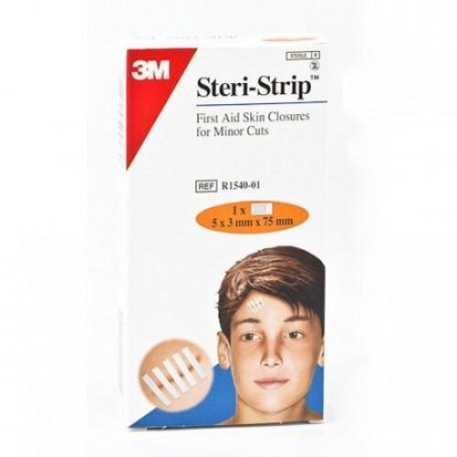 3M Steri Strip Skin Suture Strips 75mm X 3mm