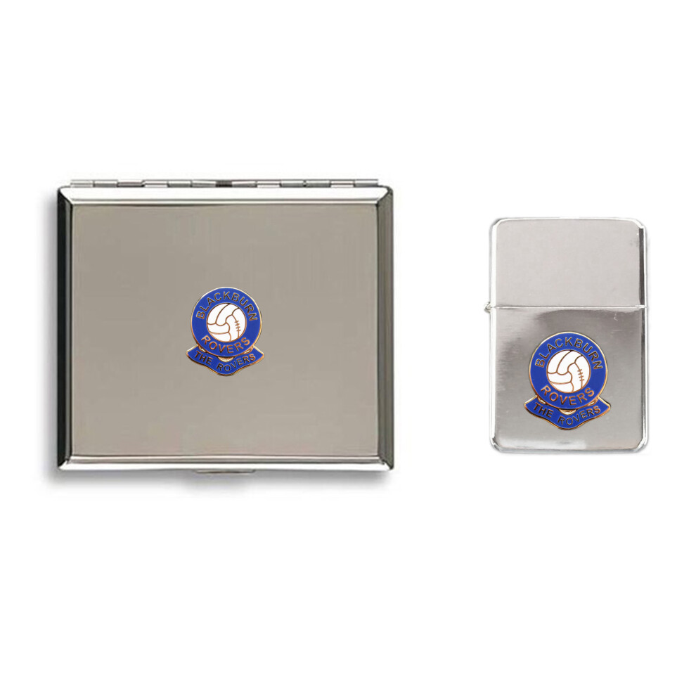 Knight Blackburn Rovers Football Club Lighter Cigarette Case Gift Set